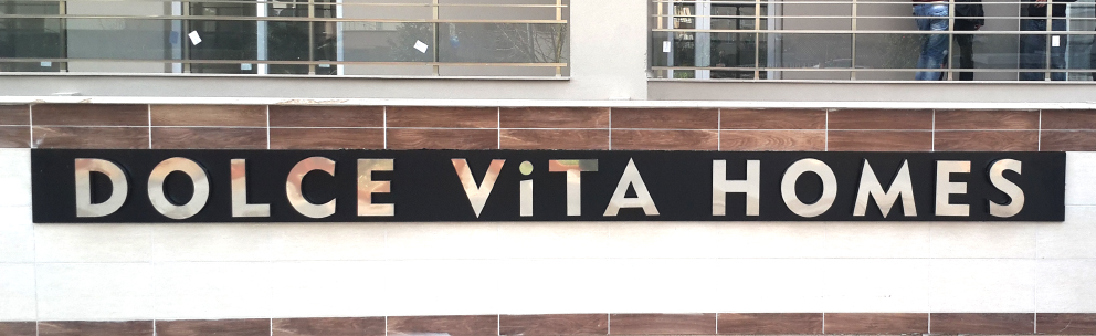 304 Kalite Krom Kutu Harf Dolce Vita Homes