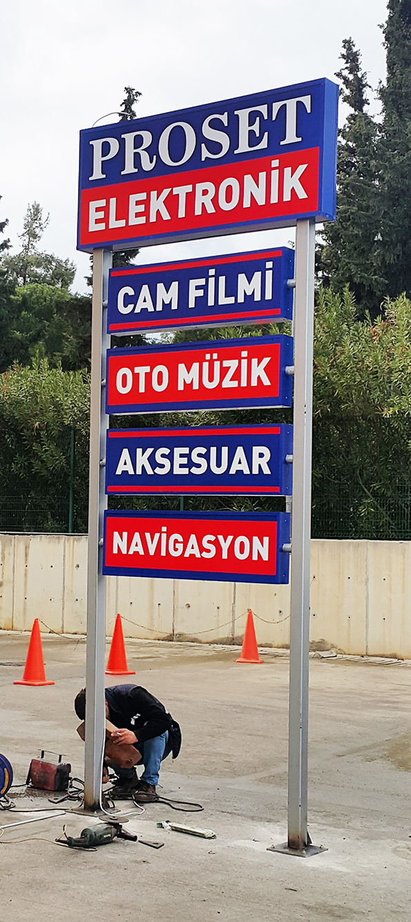 Proset Oto Aksesuar / Antalya Iksz Totem Tabela