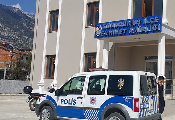 Gndomu le Emniyet Mdrl / Krom Kutu Harf / Led Aydnlatmal Tabela