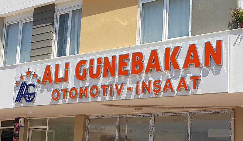 Fileli Krom Kutu Harf - Ali Gnebakan Otomotiv - naat