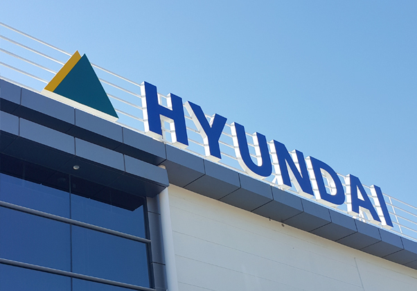 Hyundai Hmf Galvaniz Sac + Plexi Kutu Harf